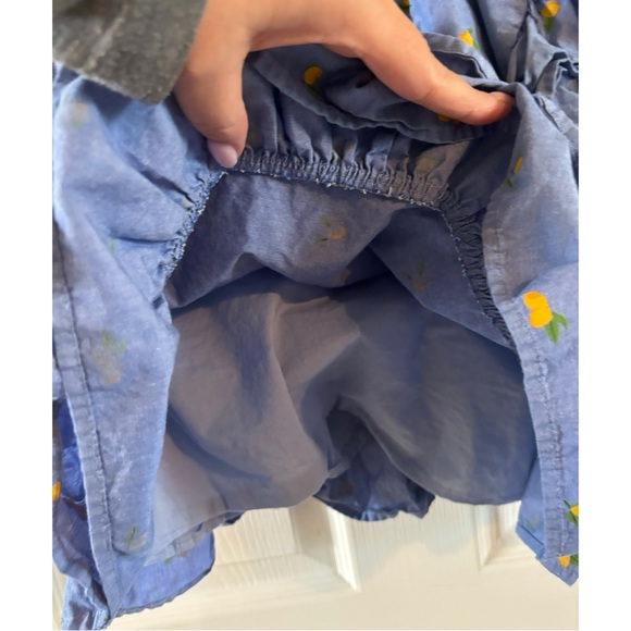 Janie and Jack lemon 🍋 print summer dress - Picture 3 of 5